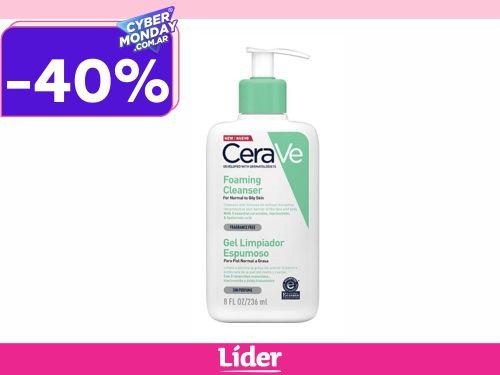 Cerave Limpiador Facial Gel-Espumoso x 236 Ml.