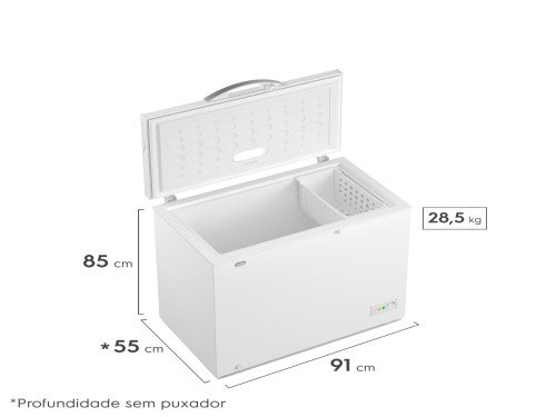 Freezer Horizontal Gafa 200L Blanco FGHF200B- M