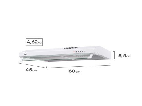 Purificador Extractor Gafa 60cm Blanco AJSR24M5ARW