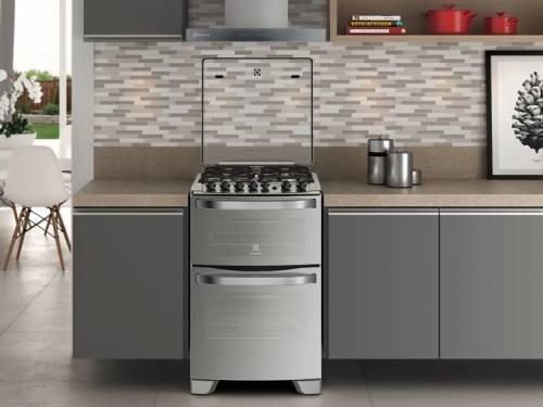 Cocina Doble Horno Sup/Eléctrico Inf/Gas Electrolux 56DXQ