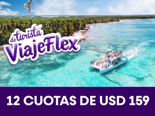 ViajeFlex- 12 cuotas a Punta Cana de 8 a 15 días All inclusive