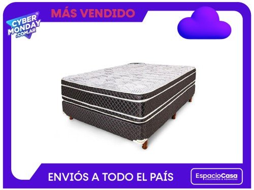 Conjunto Sommier 2 plazas Cannon Renovation con EuroPillow Espuma