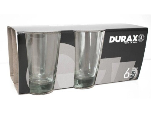 Vasos Durax Pampa 400ML Pack 6