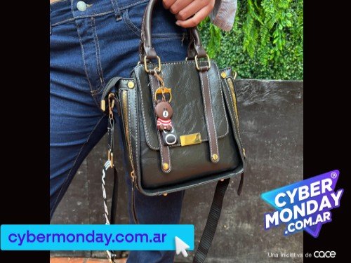 Cartera Bandolera Teddy Importada Ecocuero Colgante Oso Moda