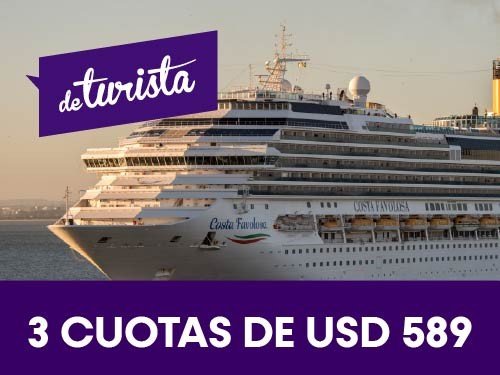 Crucero AI Brasil - Cabina Externa + Río y Búzios MAP - 12 días