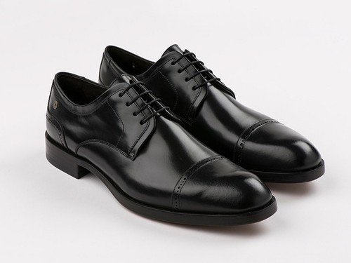 Zapato de cuero Bercy 17 negro Lepoque