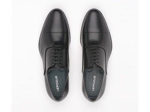 Zapato de cuero Cannes 37 negro Lepoque