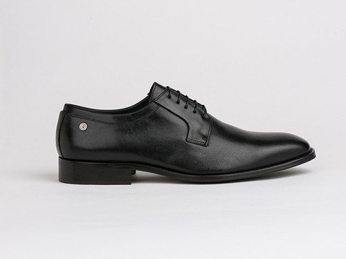 Zapato de cuero Dijon 08 negro Lepoque