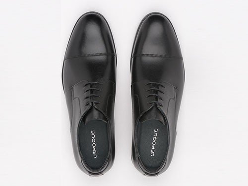 Zapato de cuero Albi 12 Negro Lepoque