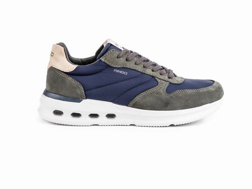 Zapatilla de descarne Way 01 Grafito Azul ringo