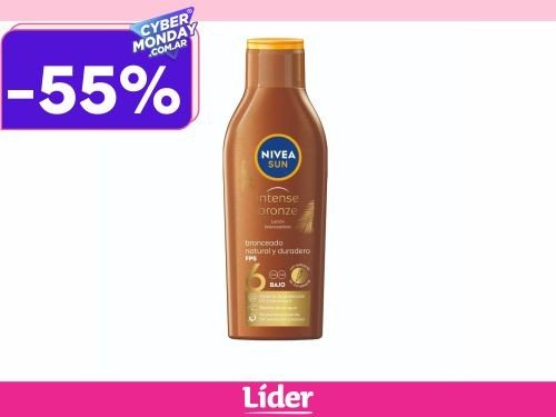 Nivea Sun Bronceador en Loción Intense Bronze FPS6 x 200 Ml.