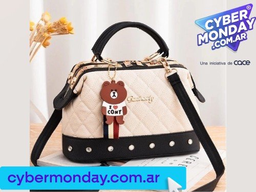 Cartera De Mujer Bandolera Herrajes Dorados Elegantecolgante