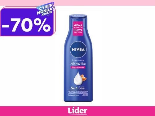 Nivea Body Milk Nutritiva Para Piel Extra Seca x 250 Ml.
