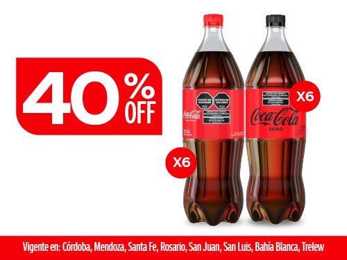 Coca Cola Original 1,5L x6 + Coca Cola Zero 1,5L x6