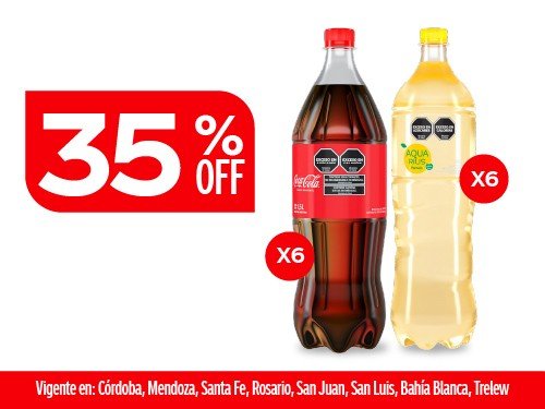 Coca Cola Original 1,5L x6 + Aquarius Pomelo 1,5L x6
