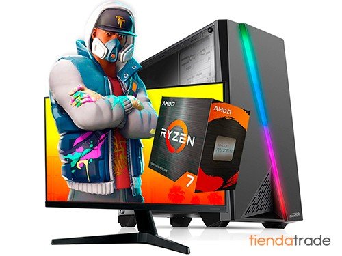 Pc Gamer Completa AMD Ryzen 7 5700g 32GB Ram 1TB SSD Computadora WiFi