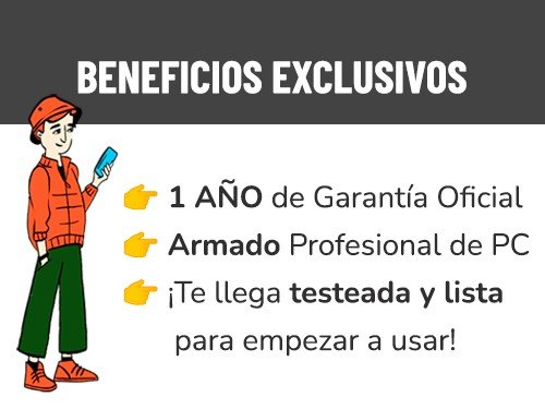 Pc Escritorio Completa AMD Athlon 3000G 16GB 240GB SSD