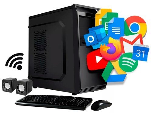 Pc Computadora de Escritorio AMD Quad Core 8GB 240GB SSD Hogar Oficina