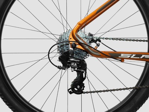 Bicicleta MTB SLP 50 Pro Rodado 29 Talle 18 naranja y gris