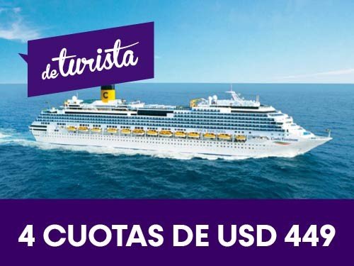 Crucero AI Brasil - Cabina Balcón + Río y Búzios MAP - 10 noches