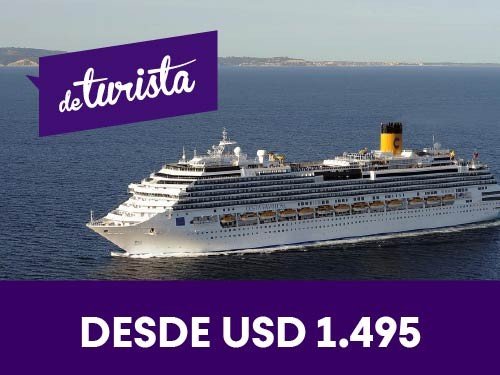 Crucero AI Brasil - Cabina Balcón + Río y Búzios MAP - 10 noches
