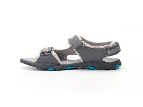 Sandalias Con Abrojo Doha Niños Niñas Unisex Gris Atomik