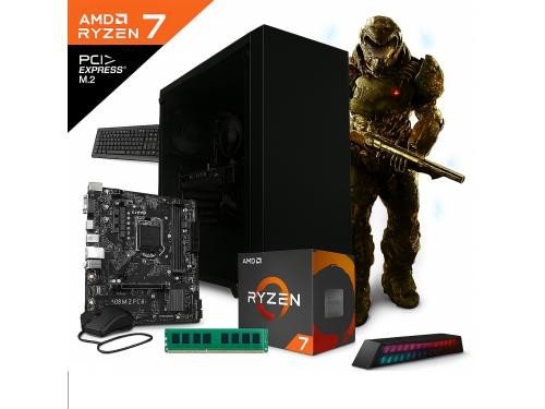 Pc Necxus Gamer AMD Ryzen 7 5700G 32GB 1TB SSD PCIe Gab/Teclado/Mouse