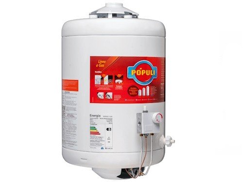 TERMOTANQUE ECOTERMO POPULI 45 LTS GN DE COLGAR CONEXION SUPERIOR