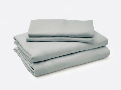 Sábana Golden 2 1/2 Plazas Gris Claro Cotton Touch 200 Hilos