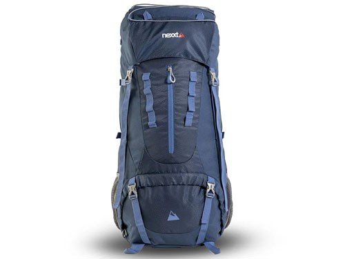 Mochila de Viaje Nexxt Grizzly 65L -Mochilero - Blue