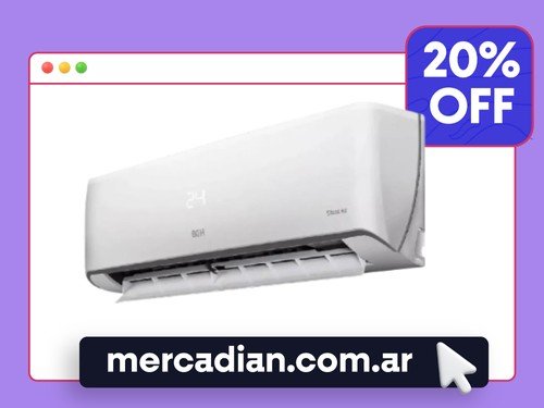 Aire Acondicionado BGH Silent Air 3200w F/C BS35WCHU