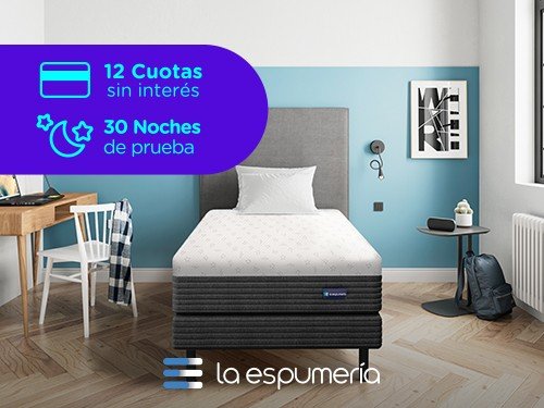 Colchón Freestyle 1 Plaza (80x190 cm) de Espuma