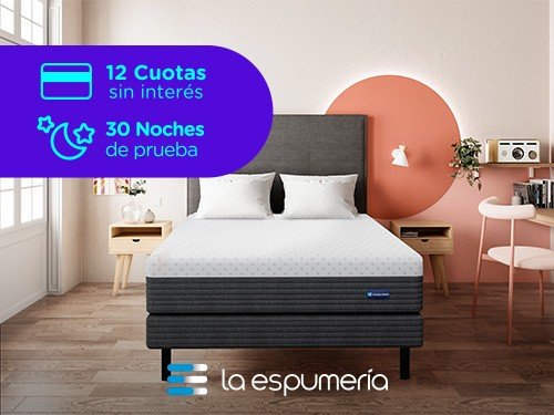 Colchón Pop 2 Plazas (140x190 cm) de Espuma