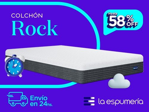Colchón Rock Queen (160x200 cm) de Espuma