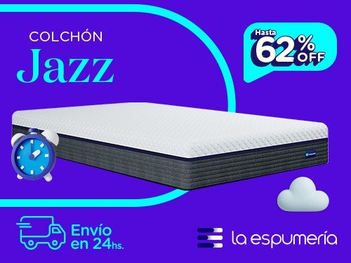 Colchón Jazz Super King (200x200 cm) de Espuma