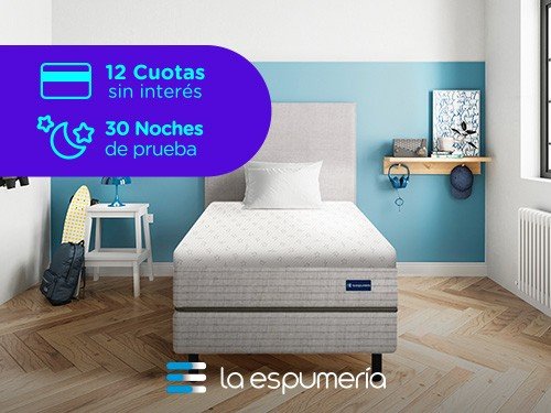 Colchón Freestyle 1 Plaza (80x190 cm) de Resortes