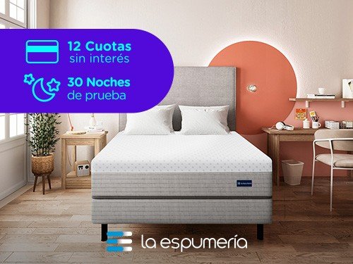 Colchón Pop 2 Plazas (140x190 cm) de Resortes Pocket