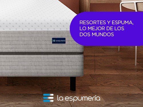 Colchón Pop Queen (160x200 cm) de Resortes Pocket