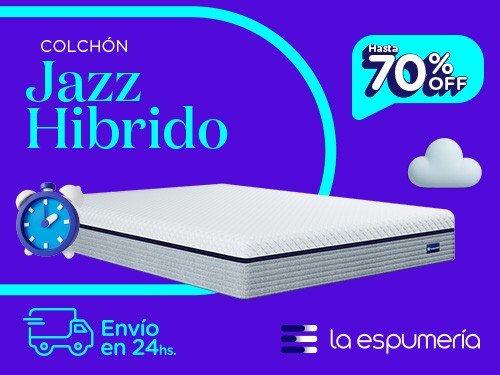 Colchón Jazz Queen (160x200 cm) de Resortes Pocket