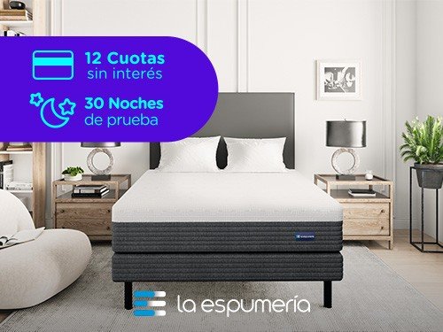 Sommier y Colchón Rock King (180x200 cm) de Espuma