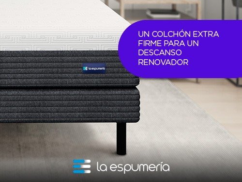 Sommier y Colchón Rock Super King (200x200 cm) de Espuma