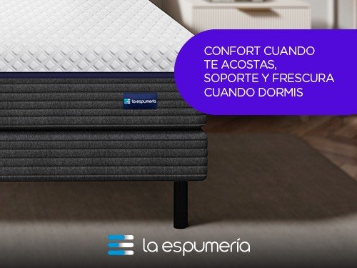 Sommier y Colchón Jazz Super King (200x200 cm) de Espuma