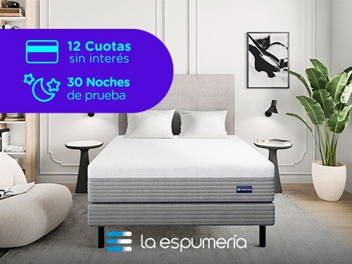 Sommier y Colchón Rock Queen (160x200 cm) de Resortes Pocket