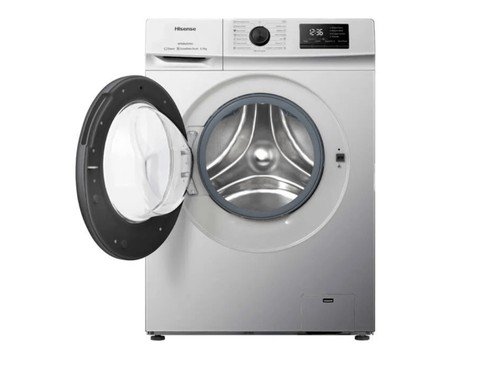 Lavarropas Hisense Titanium Frontal 6.5 Kg Gris WFMB6510SU