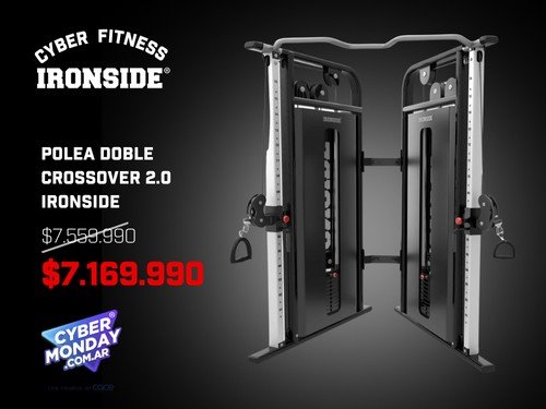 Polea Doble CrossOver 2.0 IRONSIDE - CyberMonday