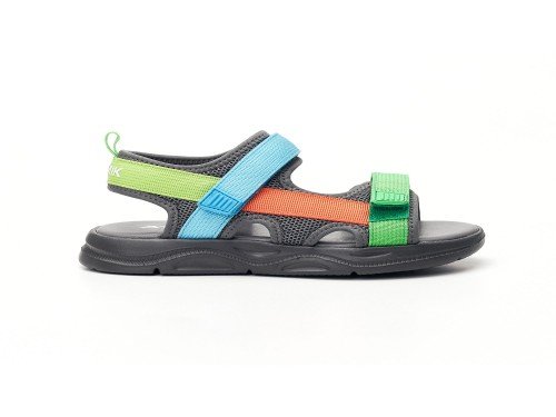 Sandalias con Abrojo Lake de Niños Niñas Unisex Verano Gris Atomik