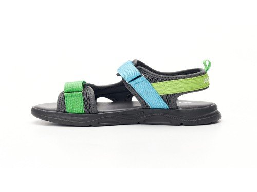 Sandalias con Abrojo Lake de Niños Niñas Unisex Verano Gris Atomik