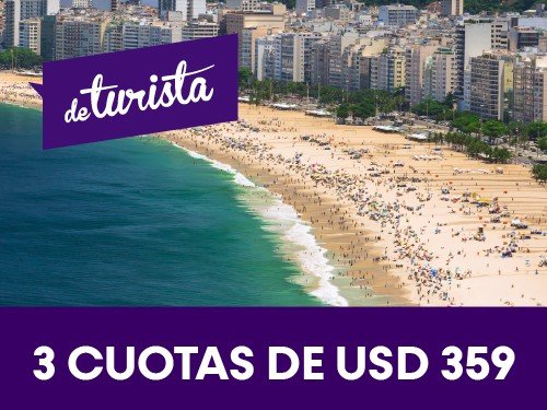 Verano 2026 a Rio de Janeiro - 7 noches en cuotas sin interés
