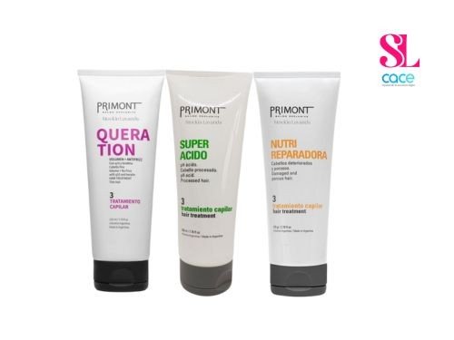 Kit Primont Queratina pH Ácido x3 – Reparación, nutrición total