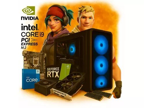 Pc Necxus Gamer Core i9 14900K 64GB DDR5 1TB M.2 RTX5060 8GB GDDR6